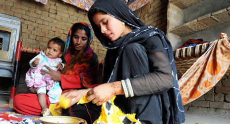 hard working women in ajk 2