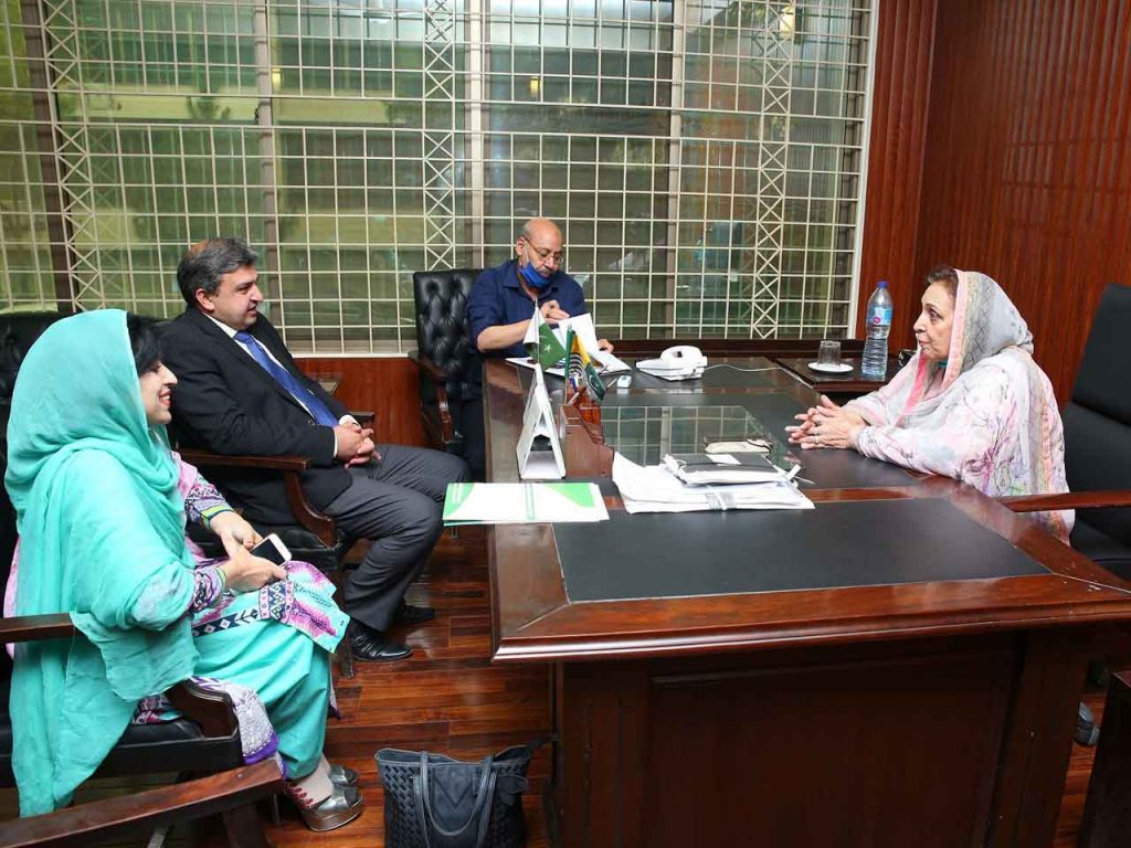 minister for industries labour and women development mrs noreen arif by the consultant dr jasim anwar